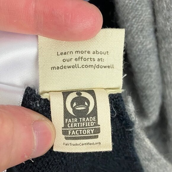 Madewell Colour Block Alpaca Wool Cardigan Knit Sweater Style AF533 Coziest Yarn - Picture 10 of 11